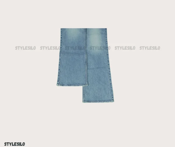 Ladies Azure Cascade: Classic Denim Edition - Image 2
